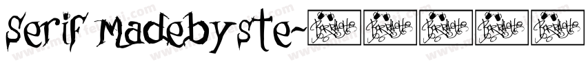 Serif Madebyste字体转换